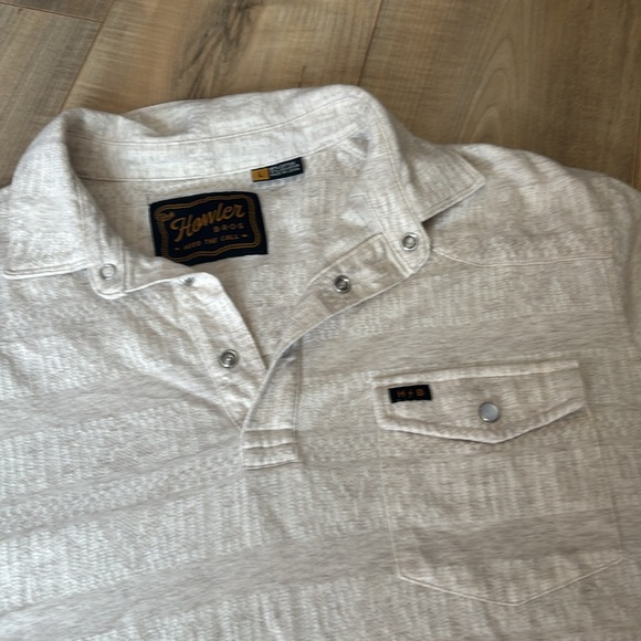 Howler Brothers Pearl Snap Polo - Large - Picture 2 of 7